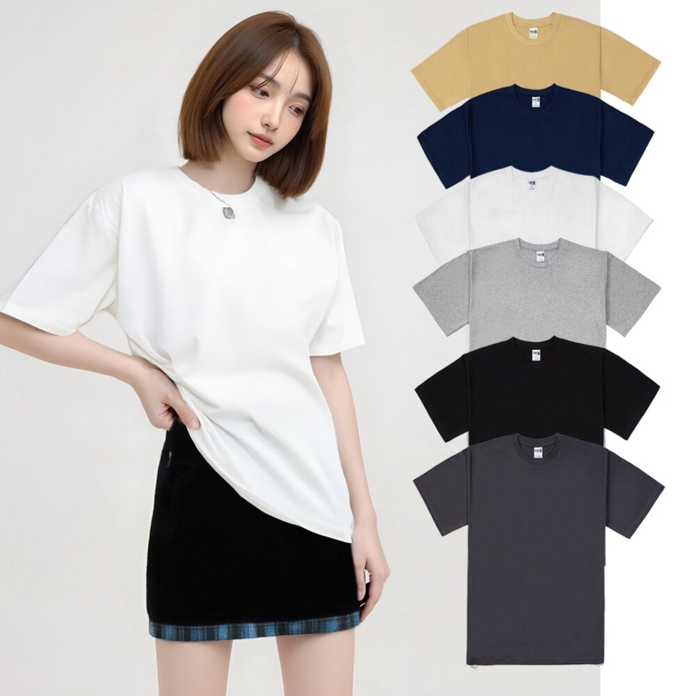 250619191636-240克 16支 紗緊密賽洛紡 重磅 落肩 不透光 不激凸 精梳棉 素面 T恤