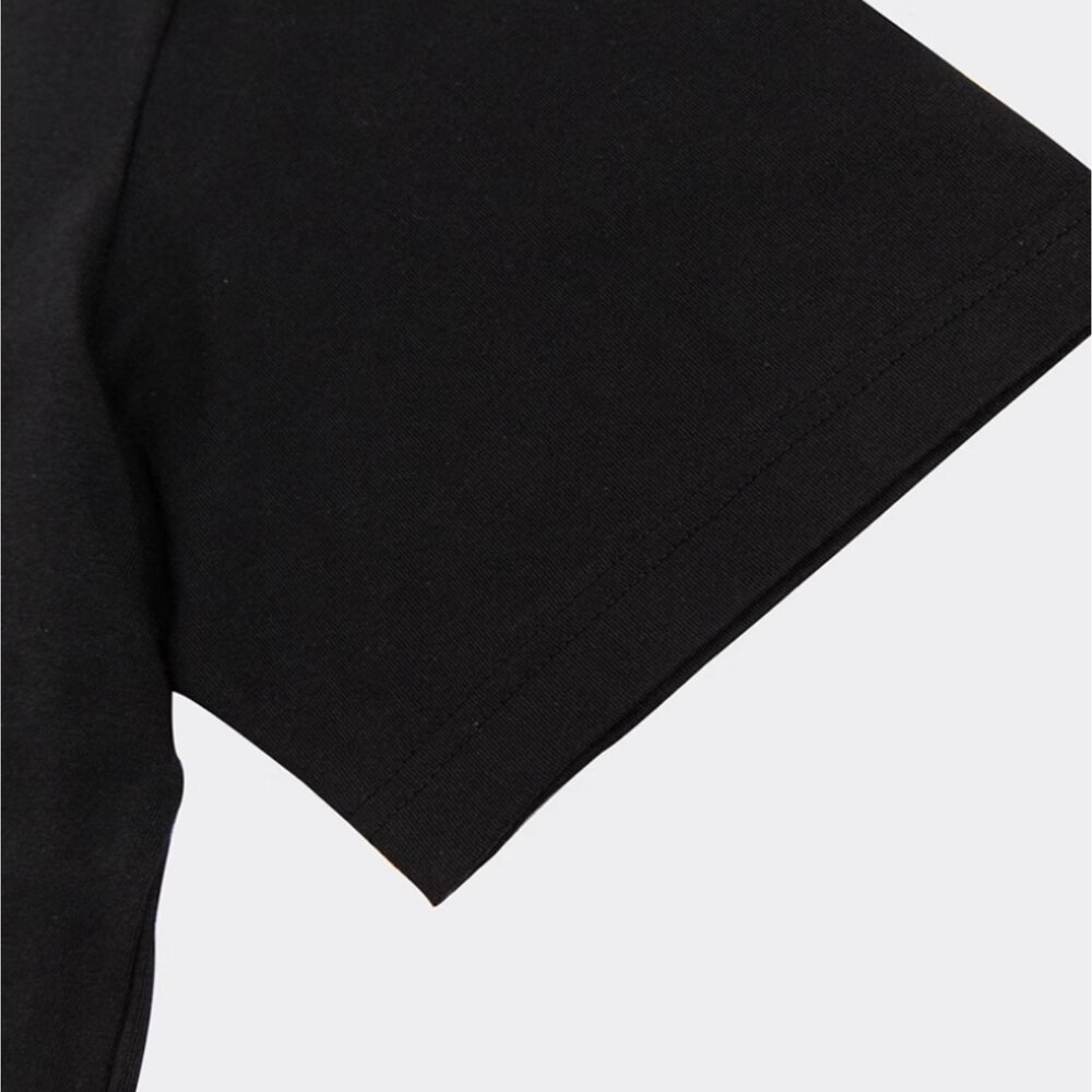 adidas 圓領 短袖 電繡 純棉 經典LOGO 男女可穿-圖片-5