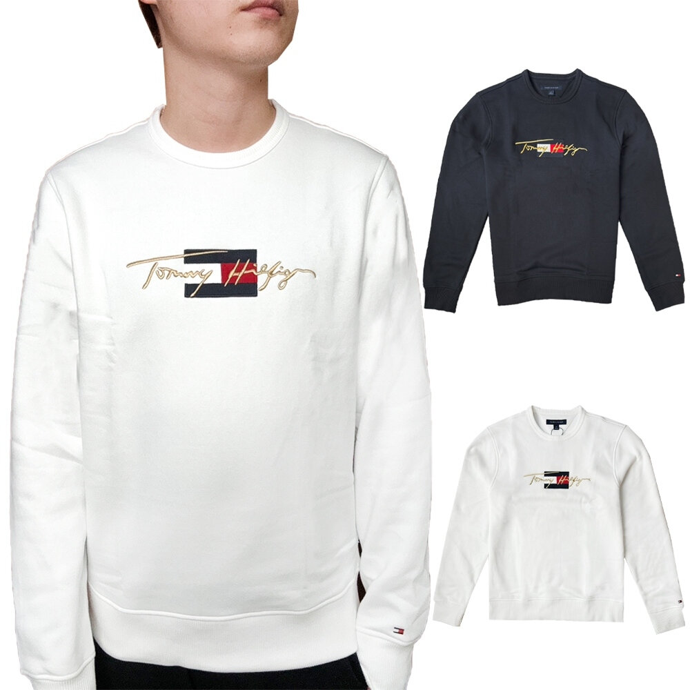 Tommy Hilfiger 湯米 成人版 內刷毛 長袖大學T 圓領 長袖 男女可穿 封面照片
