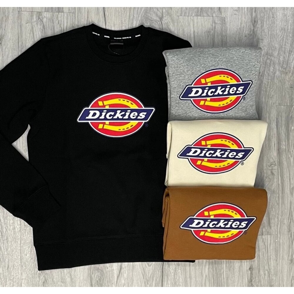 Dickies 迪凱思 經典大LOGO帽T 休閒 長袖帽T 情侶衣 長袖帽T 內針織 刷毛 刷舊-圖片-2