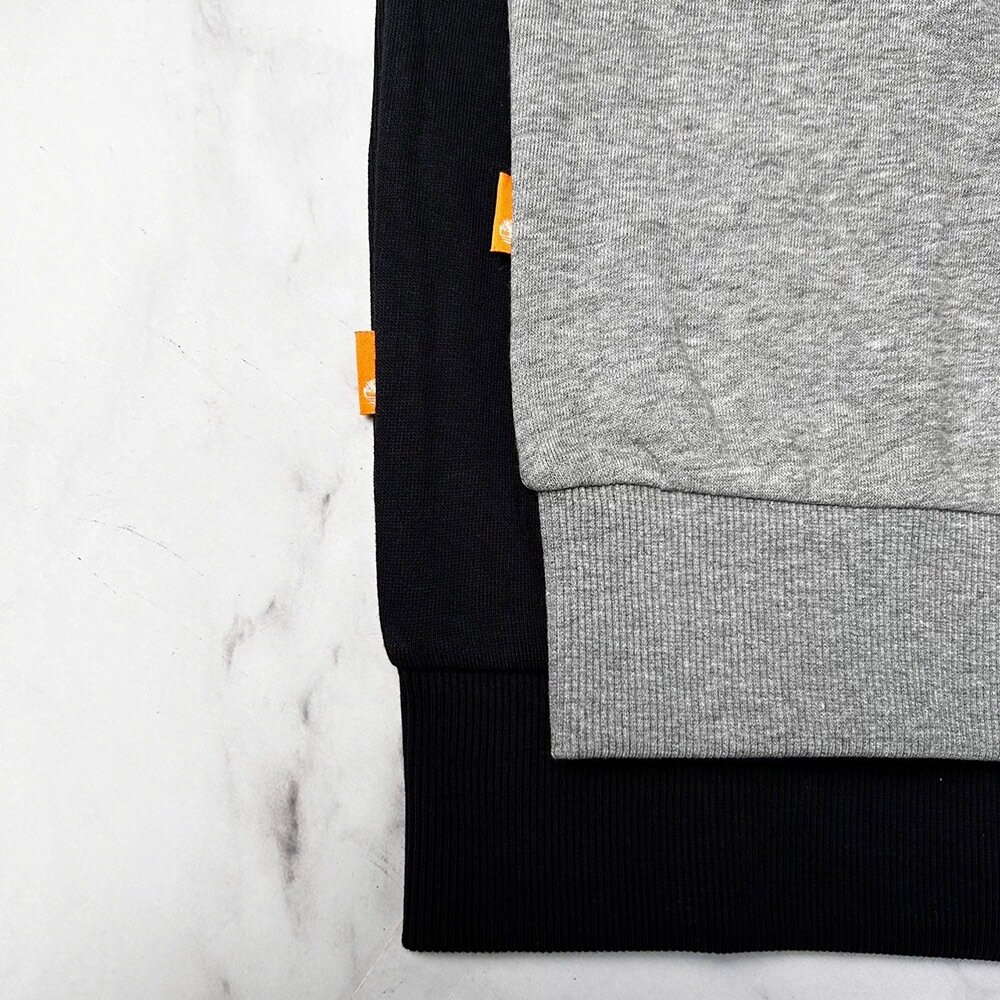 TIMBERLAND 圓領 長袖 大學T 內裏毛圈 立體印膠LOGO 男女款 男生上衣 男生衣著-圖片-5