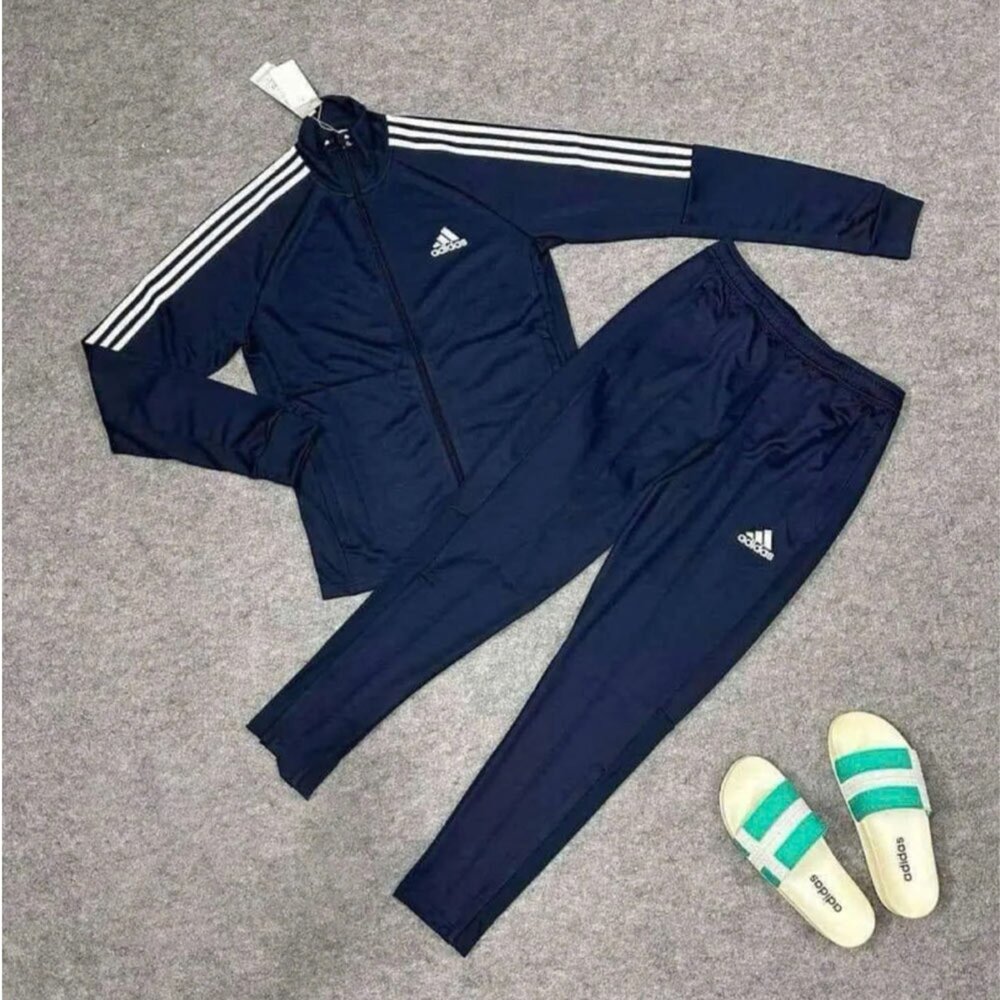 Adidas 愛迪達 運動套裝 吸濕排汗 透氣乾爽 外套 長褲 運動套裝 GT8802-圖片-5
