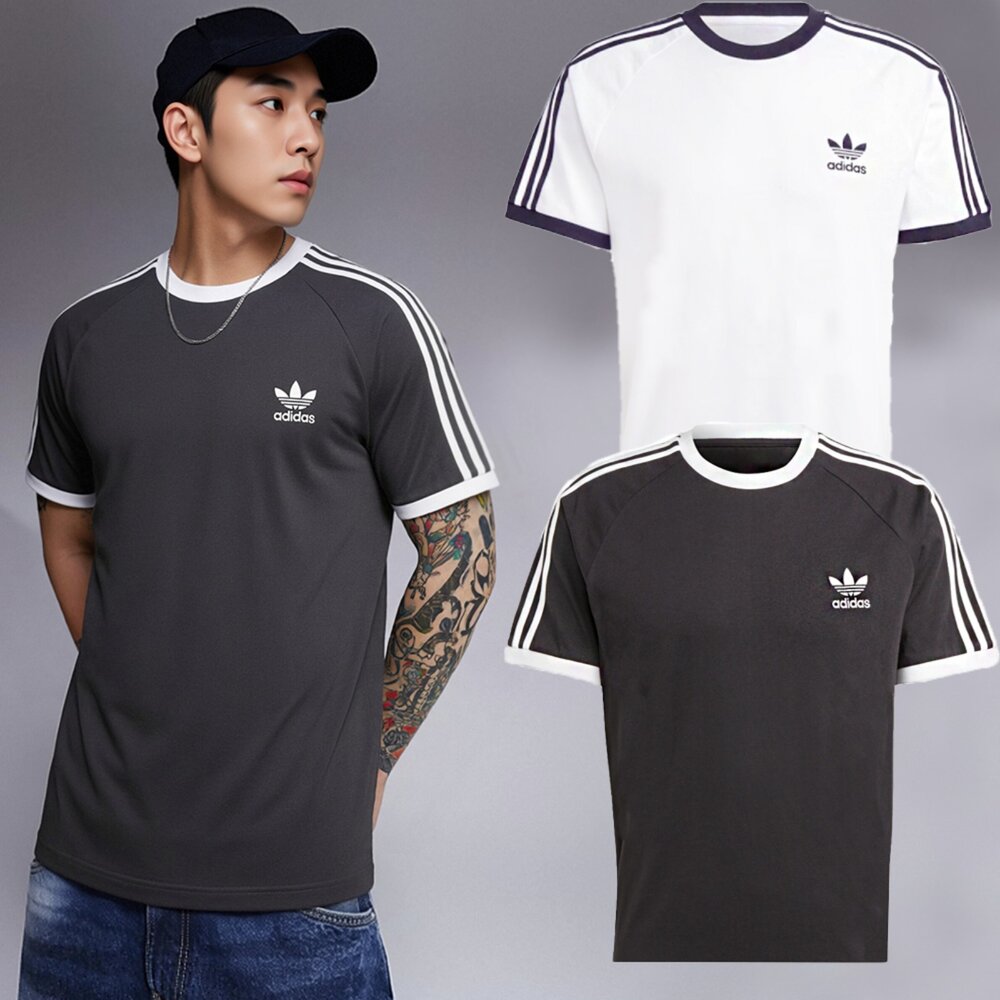 260512134857-愛迪達 Adidas Originals 經典三線 三葉草 休閒運動圓領短T IA4845 IA4846