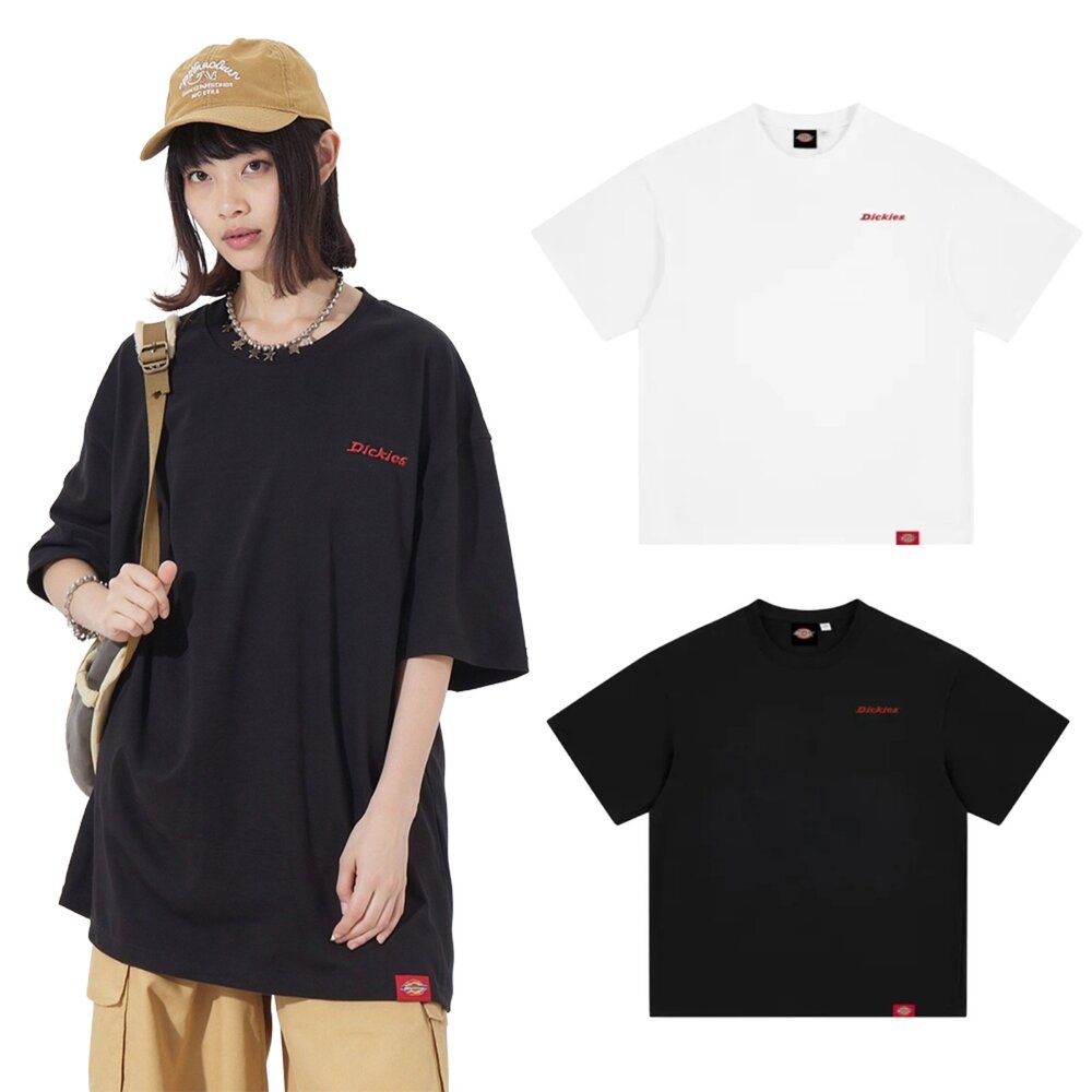 Dickies 毛巾綉 LOGO 短袖 背後大LOGO T恤 男女可穿-圖片-1