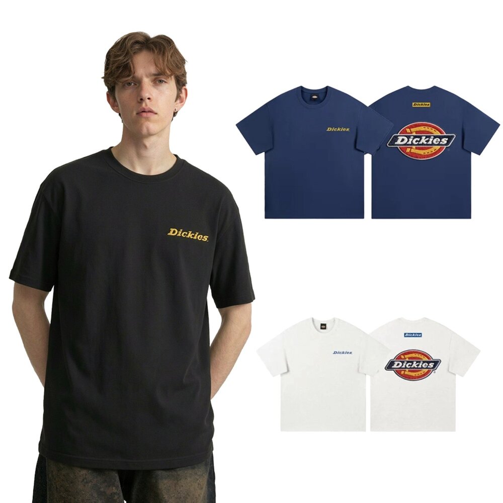 260812173324-Dickies 毛巾綉 LOGO 短袖 背後大LOGO  T恤 男女可穿
