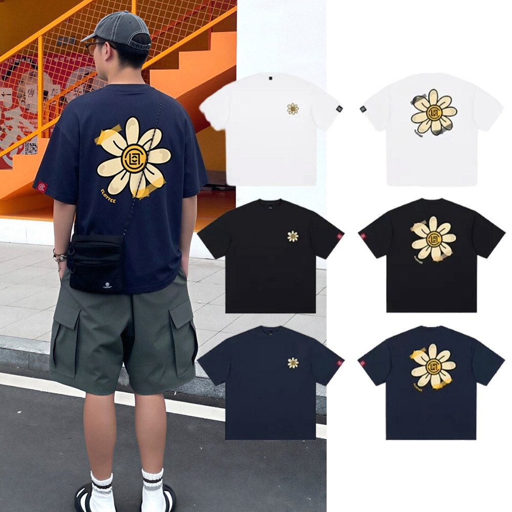 CLOT CLOTTEE 中國 國畫短T 花花 經典LOGO 短袖-圖片-2