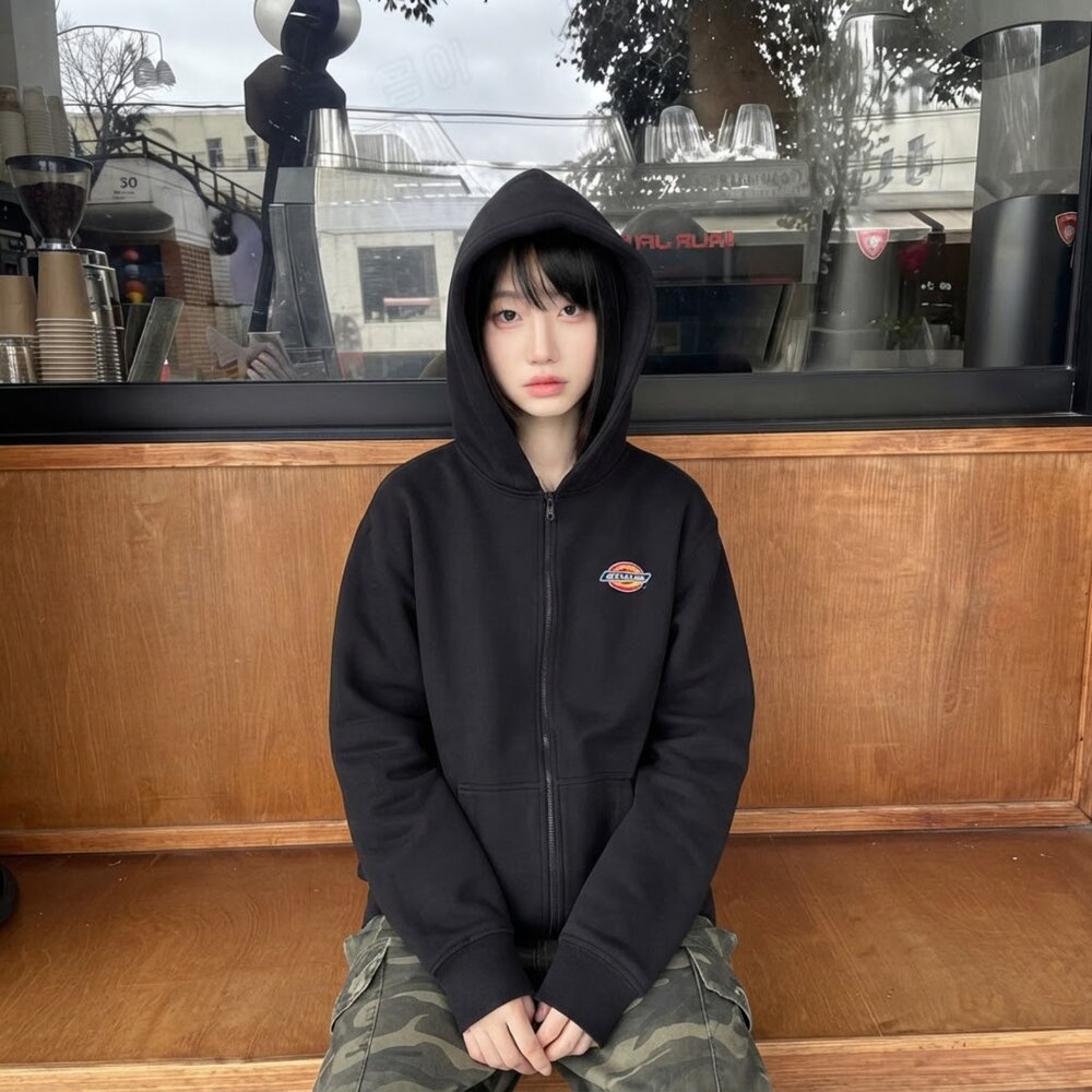 Dickies 經典工裝 潮流拉鍊 棉質 連帽外套-圖片-2