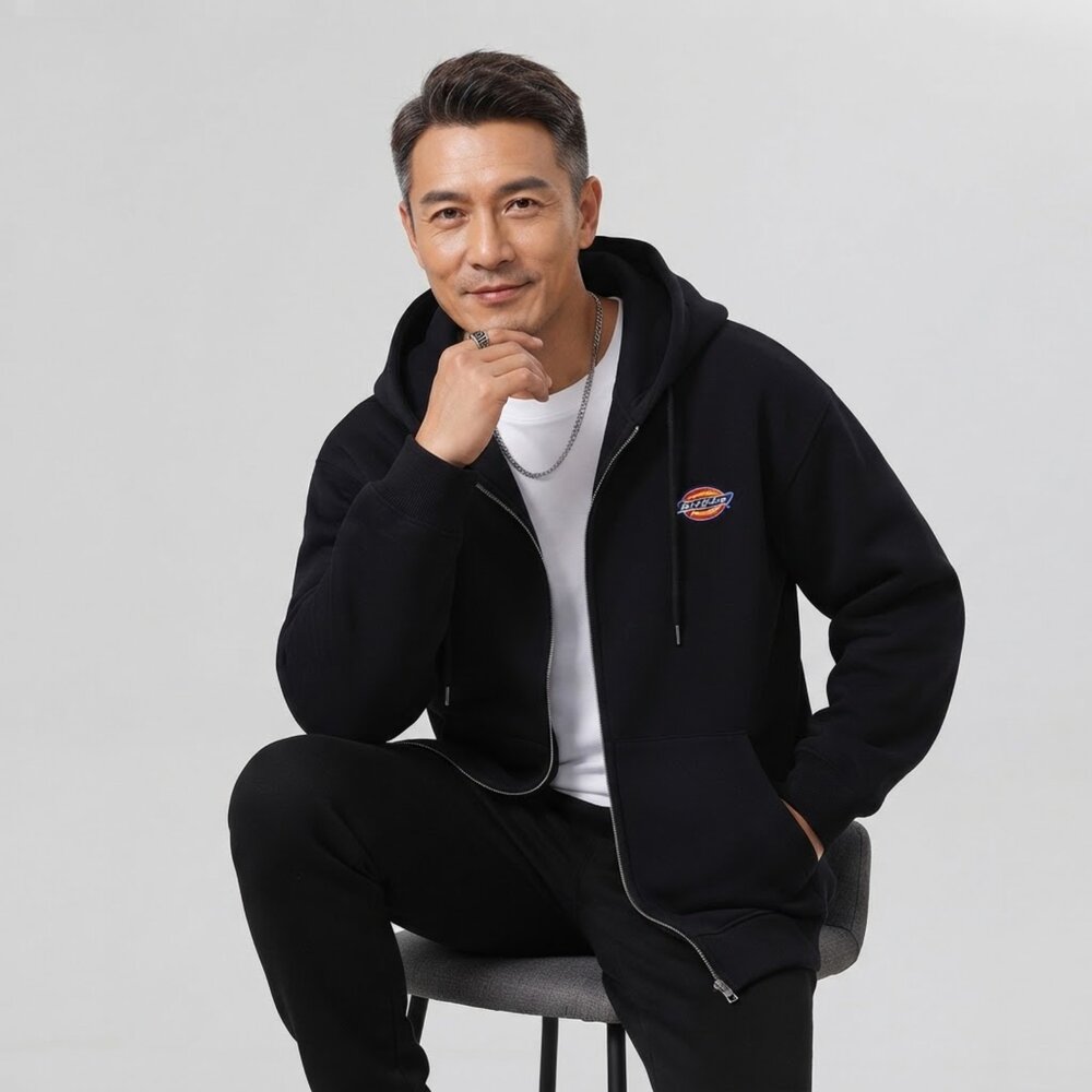 Dickies 經典工裝 潮流拉鍊 棉質 連帽外套-圖片-3