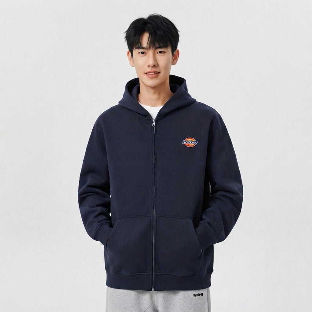 Dickies 經典工裝 潮流拉鍊 棉質 連帽外套-圖片-4