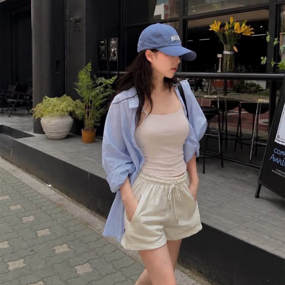 🇺🇸 Felina Cotton Stretch 棉質彈性細肩背心 4件組-圖片-11