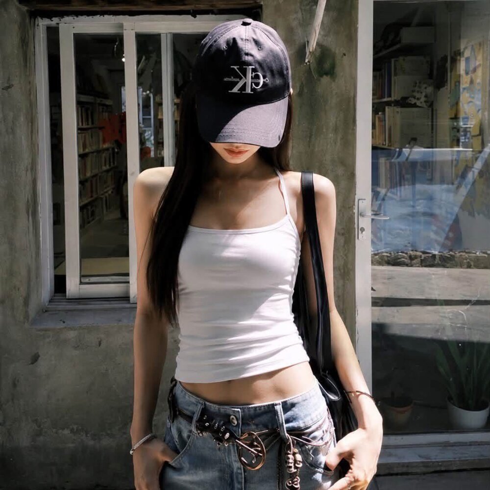 🇺🇸 Felina Cotton Stretch 棉質彈性細肩背心 4件組-圖片-8