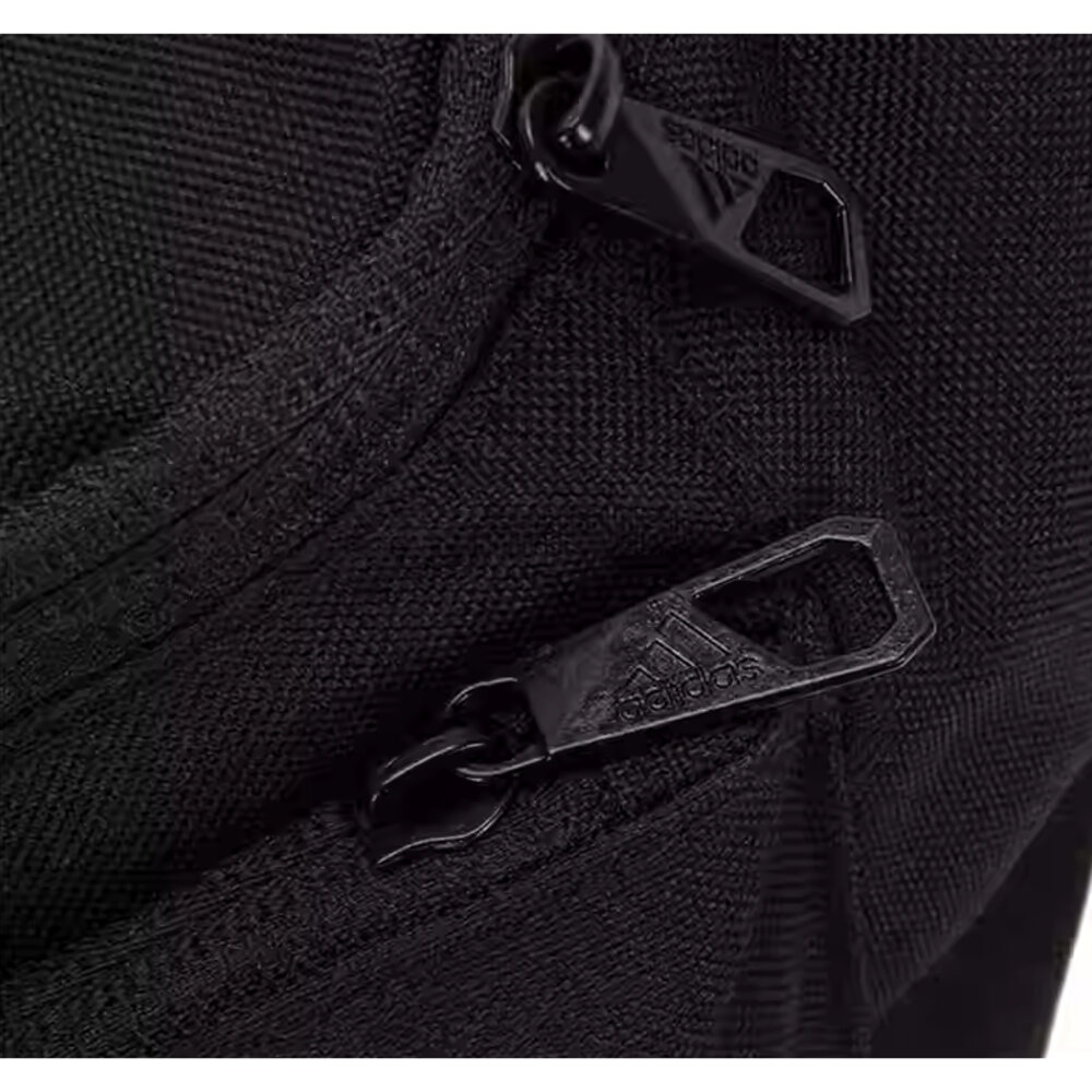 ADIDAS 腰包 側背包 斜背 隨身包 經典三線 logo 配件 黑色 IT2047-圖片-1