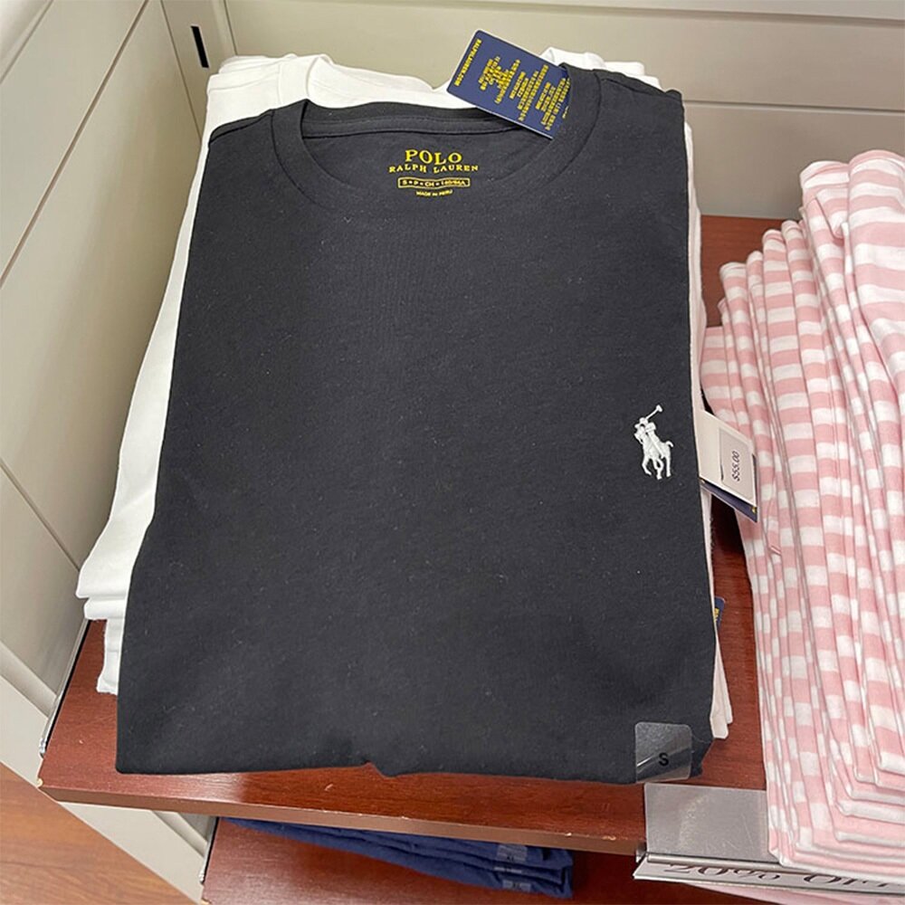 POLO RALPH LAUREN 女生 圓領 刺繡 小馬素T 女生上衣 女生短袖 美國代購-圖片-4
