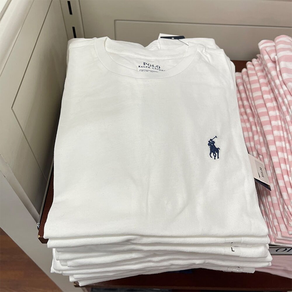 POLO RALPH LAUREN 女生 圓領 刺繡 小馬素T 女生上衣 女生短袖 美國代購-圖片-6