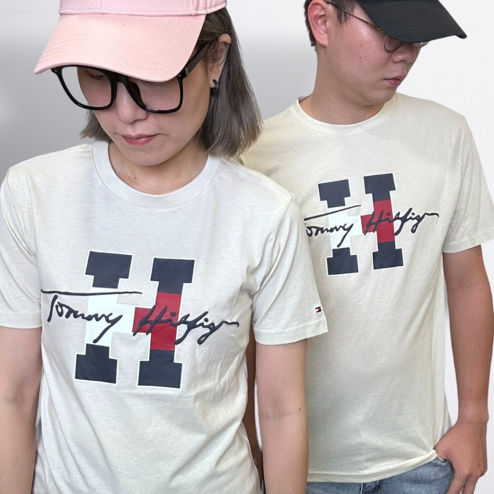 Tommy Hilfiger 青年版 滿版 短Tee 情侶裝 TOMMY 短袖 男女皆可穿-圖片-3