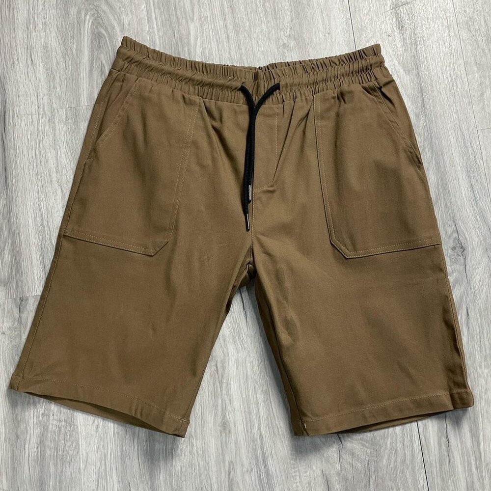 韓版 短褲 基本款 素面 微彈性短褲 韓版短褲 夏季短褲 休閒短褲 高磅數 大口袋 牛仔短褲 工作短褲 大尺碼 1604-圖片-10