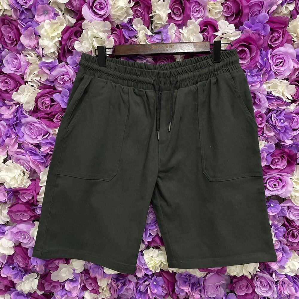 韓版 短褲 基本款 素面 微彈性短褲 韓版短褲 夏季短褲 休閒短褲 高磅數 大口袋 牛仔短褲 工作短褲 大尺碼 1604-圖片-11