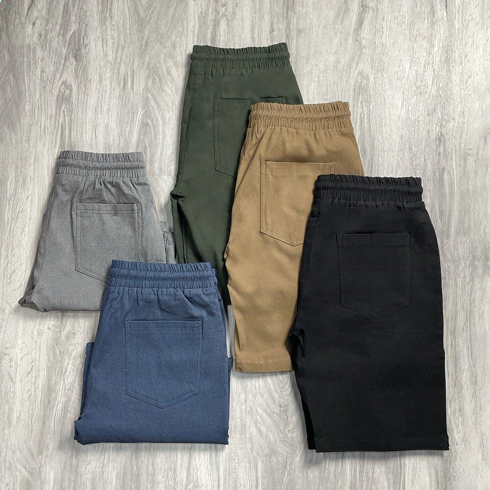 韓版 短褲 基本款 素面 微彈性短褲 韓版短褲 夏季短褲 休閒短褲 高磅數 大口袋 牛仔短褲 工作短褲 大尺碼 1604-圖片-2