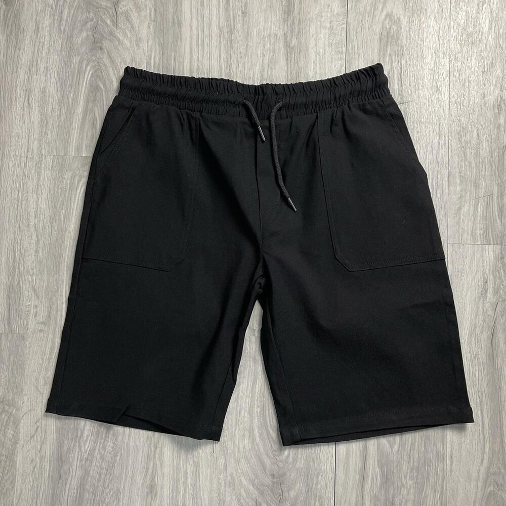 韓版 短褲 基本款 素面 微彈性短褲 韓版短褲 夏季短褲 休閒短褲 高磅數 大口袋 牛仔短褲 工作短褲 大尺碼 1604-圖片-9