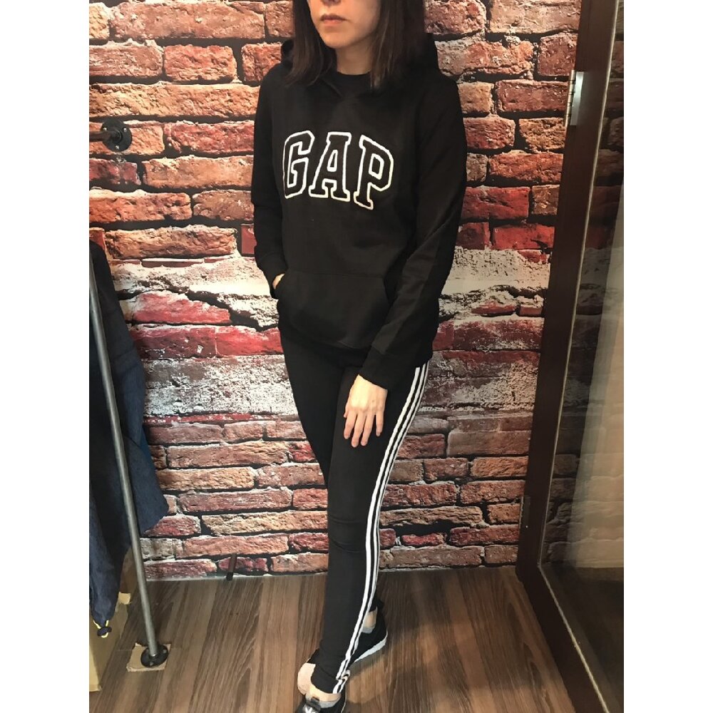 GAP 經典LOGO 帽T 保暖 女生款 經典貼布 LOGO【現貨】-圖片-6