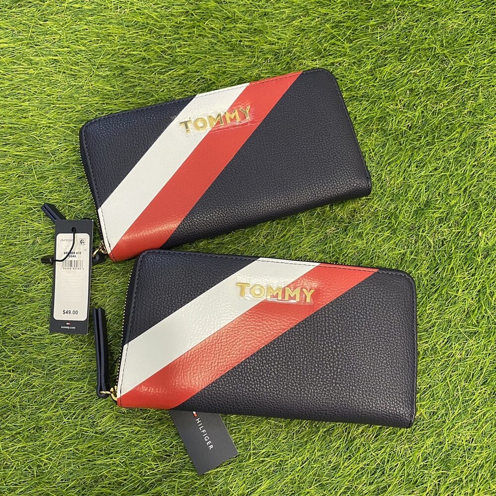 TOMMY Tommy Hilfiger 長夾 經典LOGO 皮革 零錢帶 多卡皮夾 TOMMY長夾-圖片-4