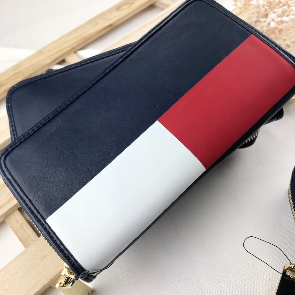 TOMMY Tommy Hilfiger 長夾 經典LOGO 皮革 零錢帶 多卡皮夾 TOMMY長夾-圖片-9