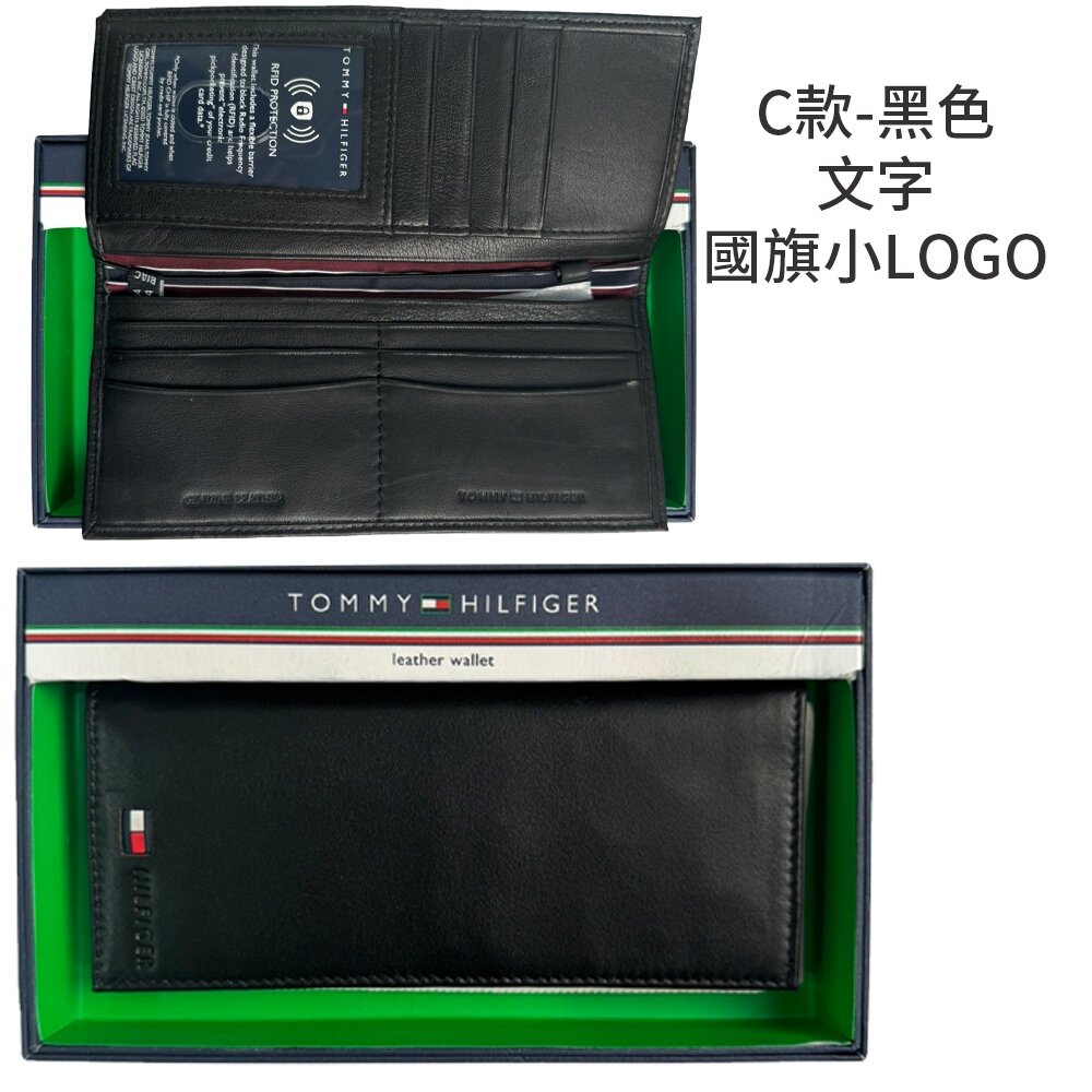 TOMMY HILFIGER 防刮 可拆相片夾 零錢袋短夾 皮夾禮盒 男生皮夾 男用錢包 短夾 男用短夾-圖片-8