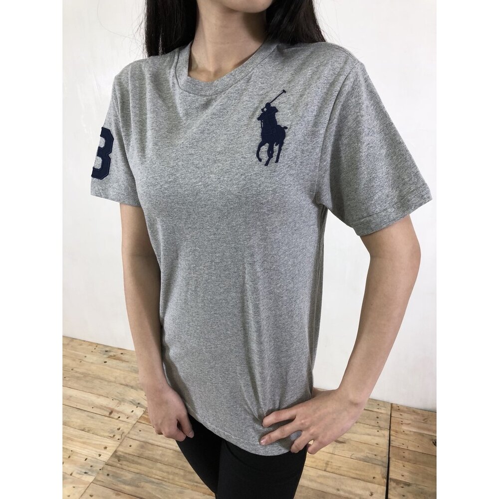 Ralph Lauren polo 大馬 男 女生衣著 刺繡 大馬短t 素面短T 青年款 閨蜜套裝 情侶裝 素t-圖片-10