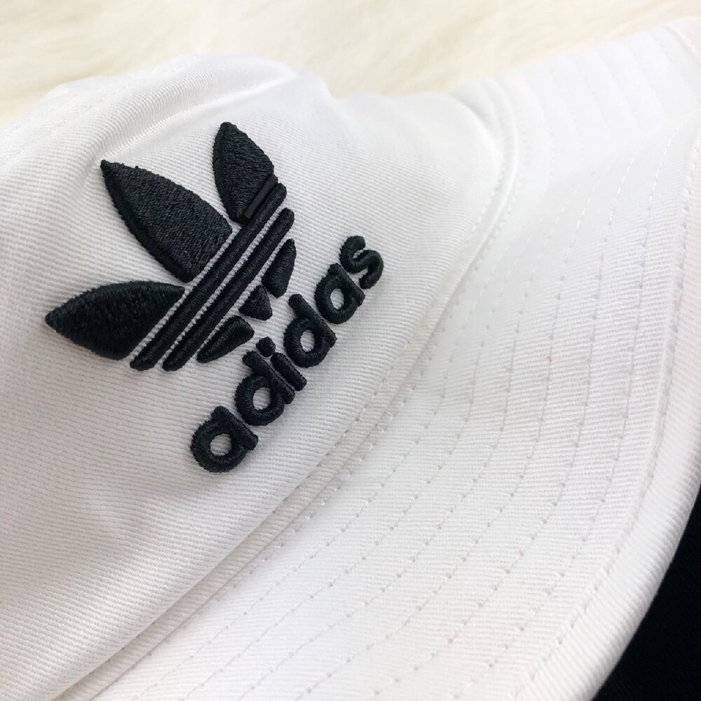 Adidas 三葉草 漁夫帽 黑白兩色 情侶款 愛迪達 DV0863 CI7710 帽子 遮陽帽-圖片-3