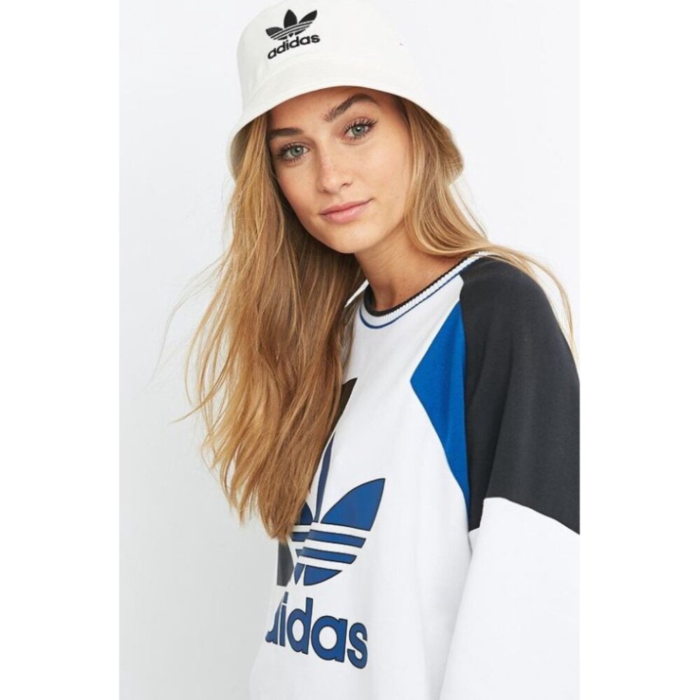 Adidas 三葉草 漁夫帽 黑白兩色 情侶款 愛迪達 DV0863 CI7710 帽子 遮陽帽-圖片-7