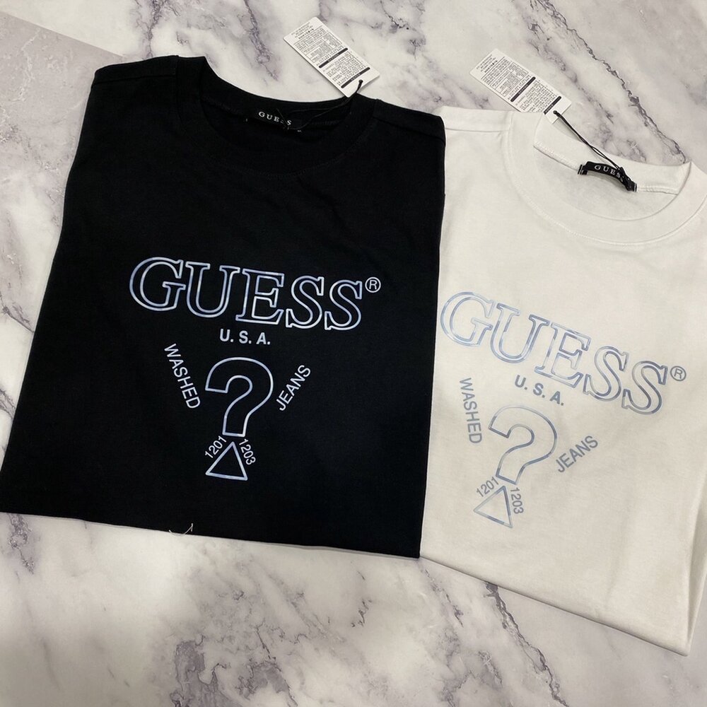 Guess 男生衣著 男生成人 GUESS短T 短T 情侶裝 T恤 經典倒三角 短袖 韓國公司貨-圖片-10