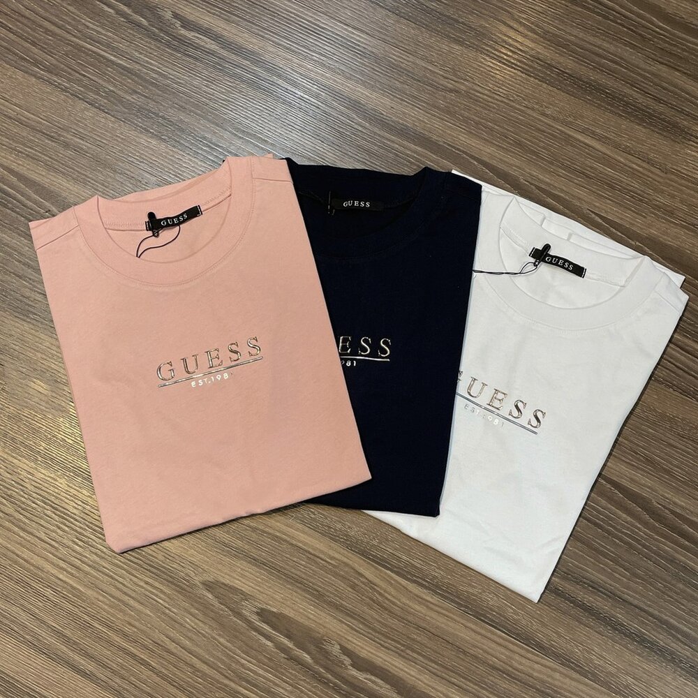 Guess 男生衣著 男生成人 GUESS短T 短T 情侶裝 T恤 經典倒三角 短袖 韓國公司貨-圖片-4