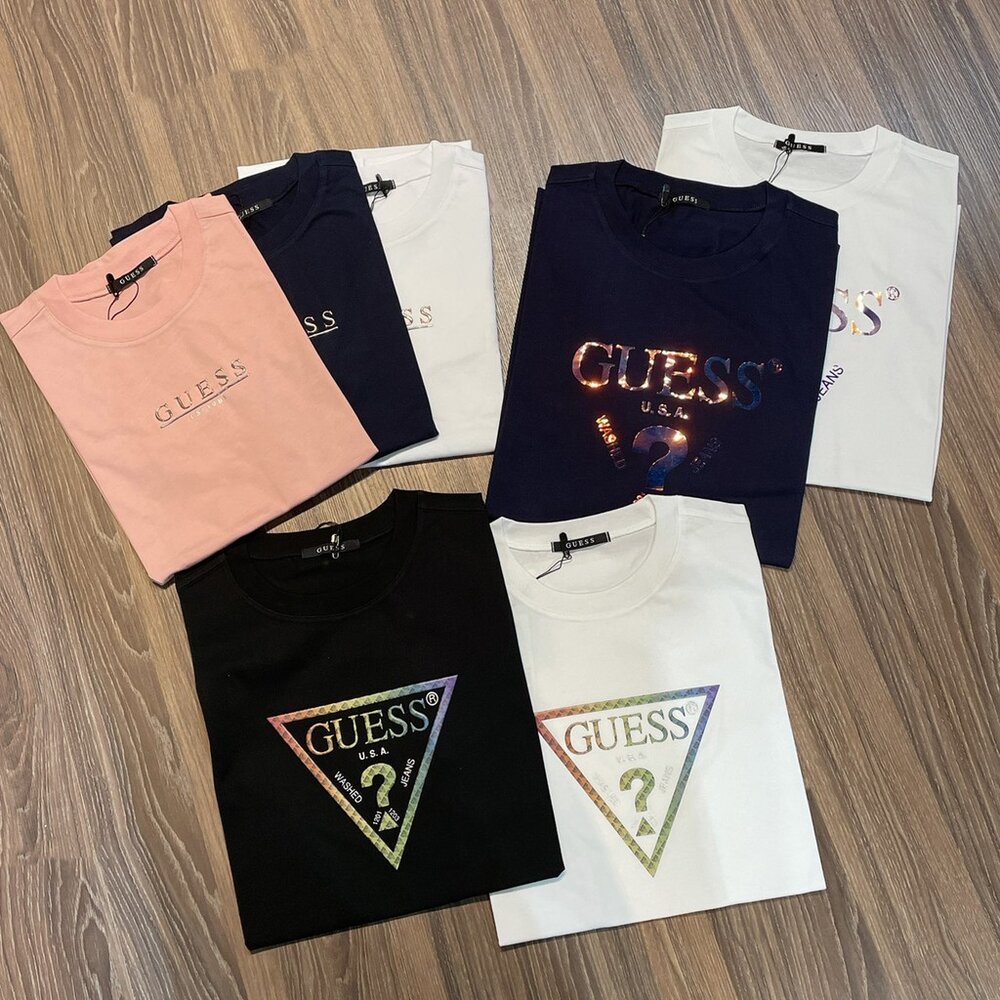Guess 男生衣著 男生成人 GUESS短T 短T 情侶裝 T恤 經典倒三角 短袖 韓國公司貨-圖片-5