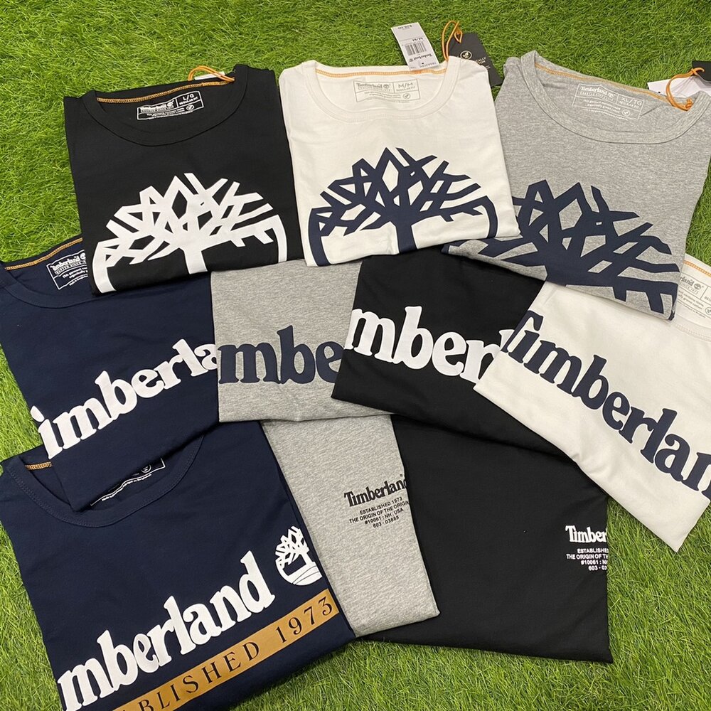 Timberland 踢不爛 特色 上衣 長袖t恤 經典LOGO 上衣 素T 休閒長袖 長袖 薄長袖-圖片-1