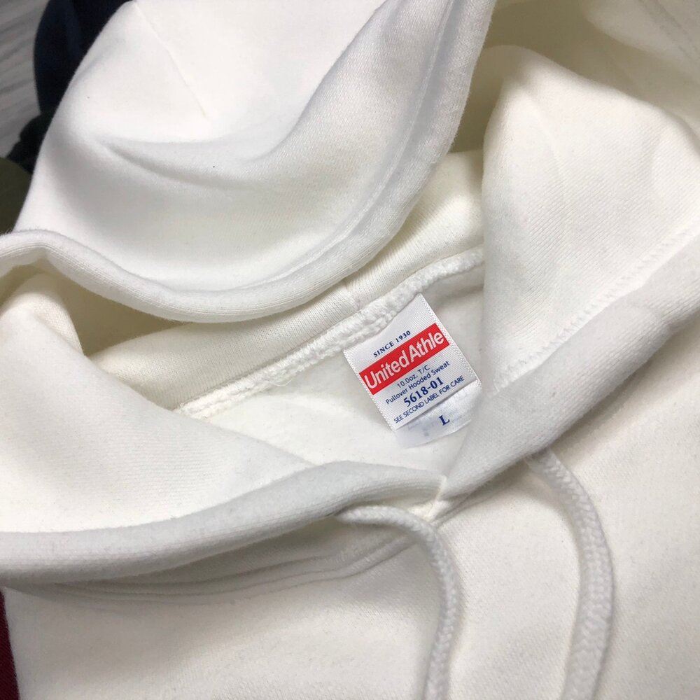 United Athle 日本 連帽帽T 長袖帽T 連帽外套 內刷毛 10oz 高磅數-圖片-5