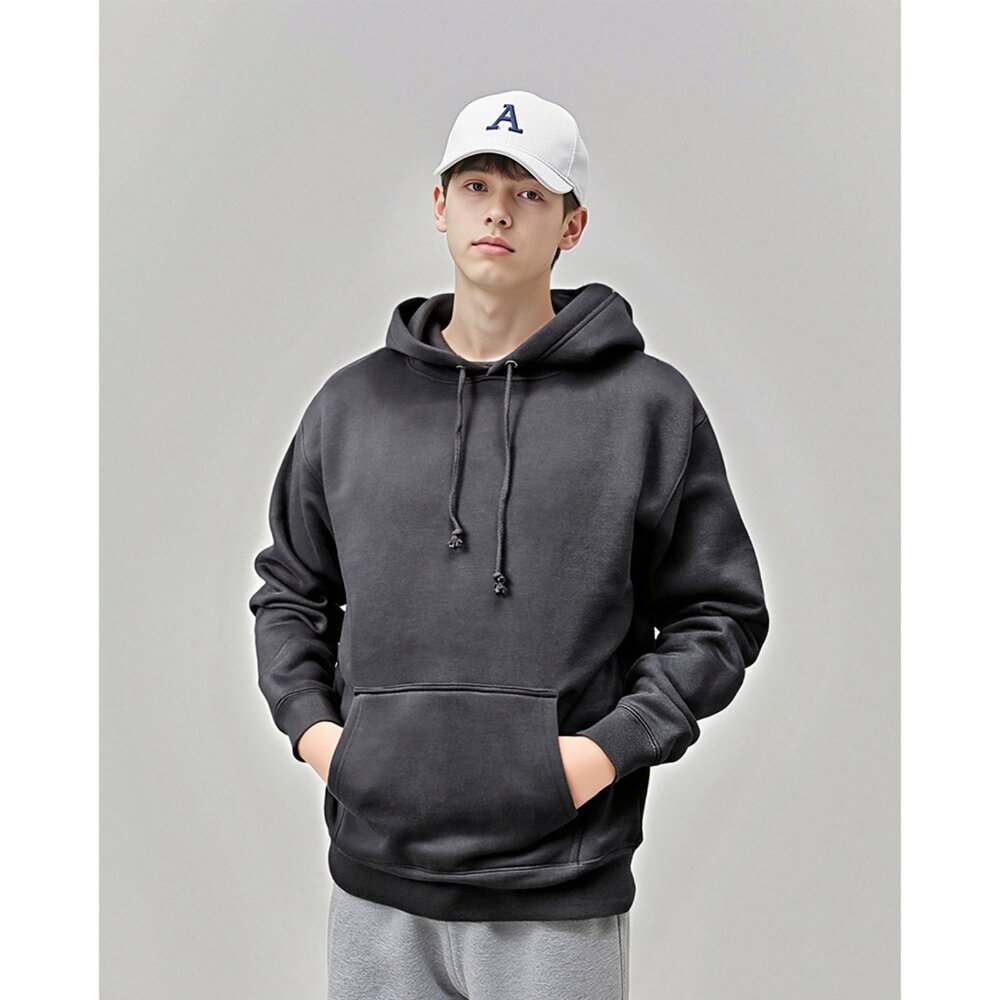 United Athle 日本 連帽帽T 長袖帽T 連帽外套 內刷毛 10oz 高磅數-圖片-8