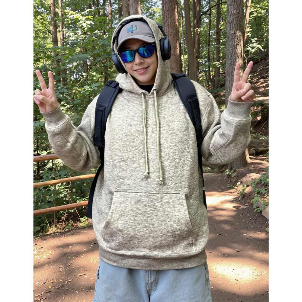 United Athle 日本 連帽帽T 長袖帽T 連帽外套 內刷毛 10oz 高磅數-圖片-10