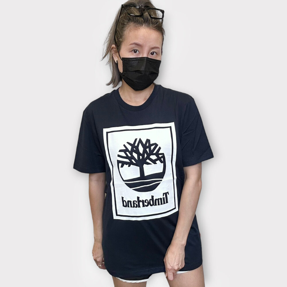 Timberland 基本經典 大樹 logo 短T 大Logo 夏季 休閒上衣 情侶款-圖片-10