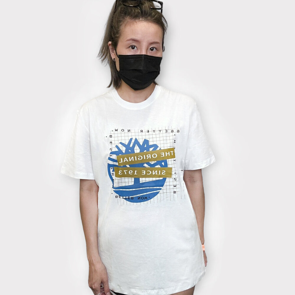 Timberland 基本經典 大樹 logo 短T 大Logo 夏季 休閒上衣 情侶款-圖片-3