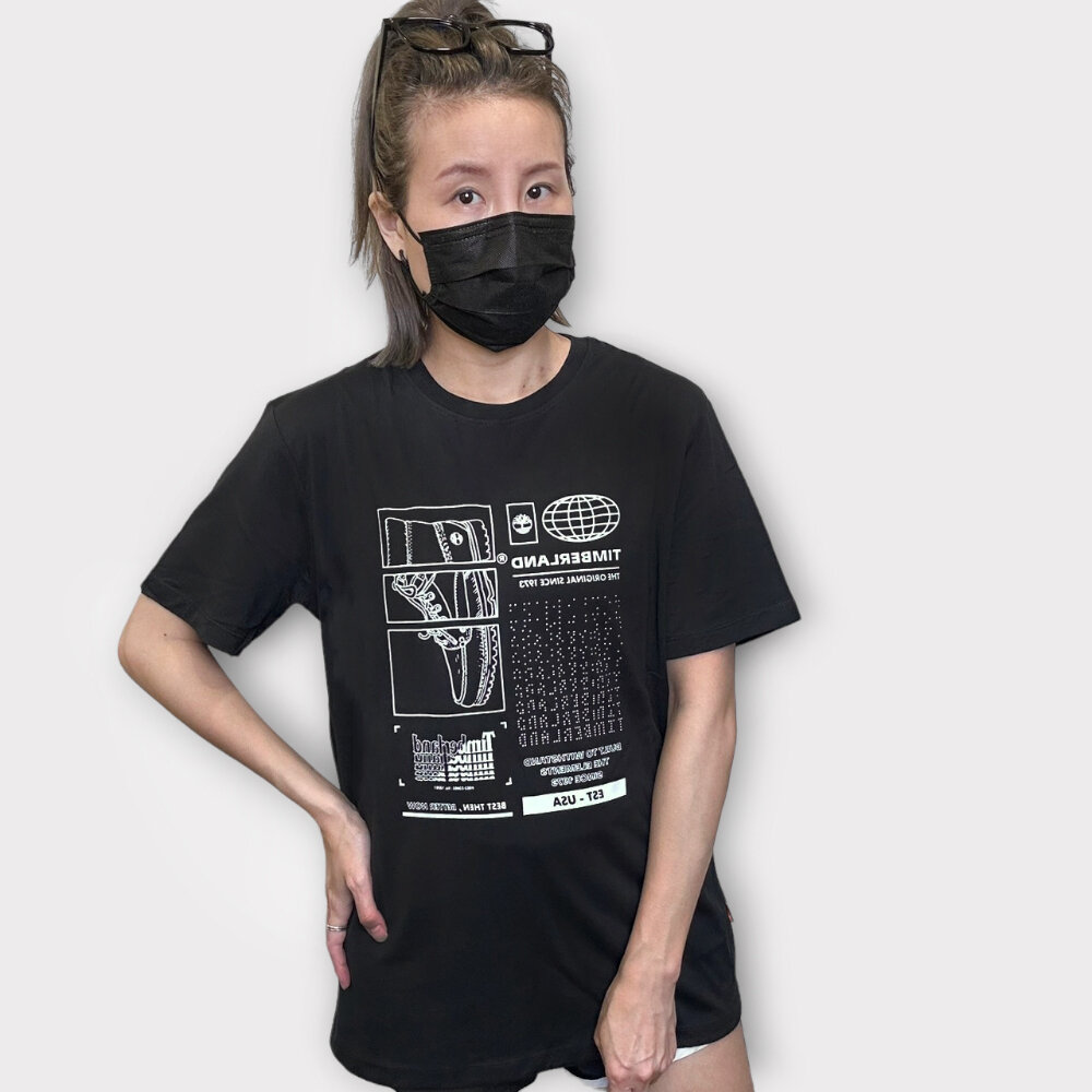 Timberland 基本經典 大樹 logo 短T 大Logo 夏季 休閒上衣 情侶款-圖片-5