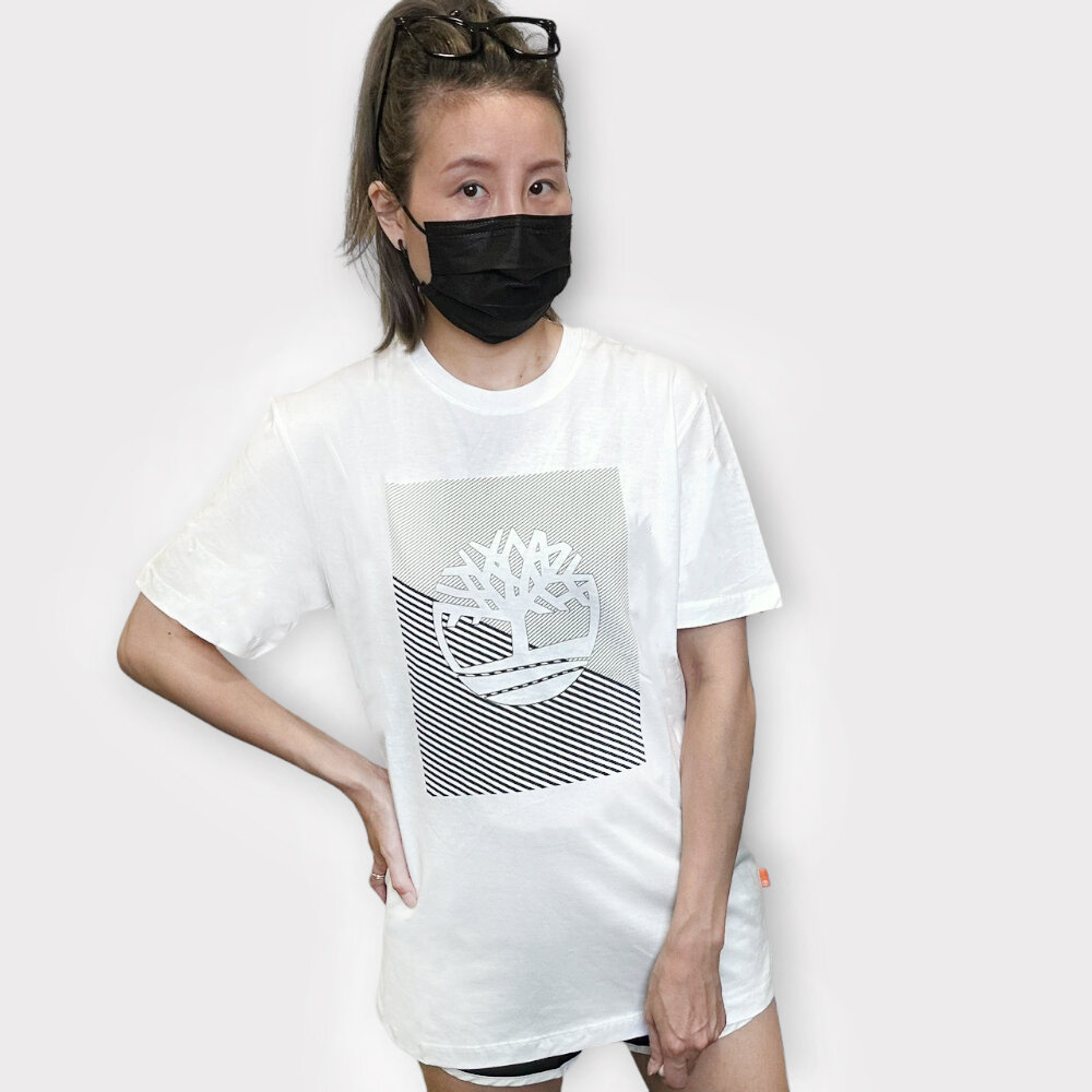Timberland 基本經典 大樹 logo 短T 大Logo 夏季 休閒上衣 情侶款-圖片-6