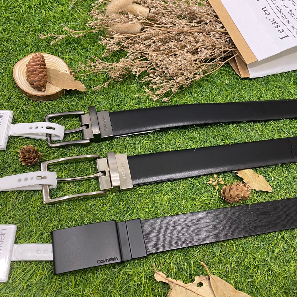 Ck Calvin Klein 大logo 小logo 皮帶 經典款-圖片-3