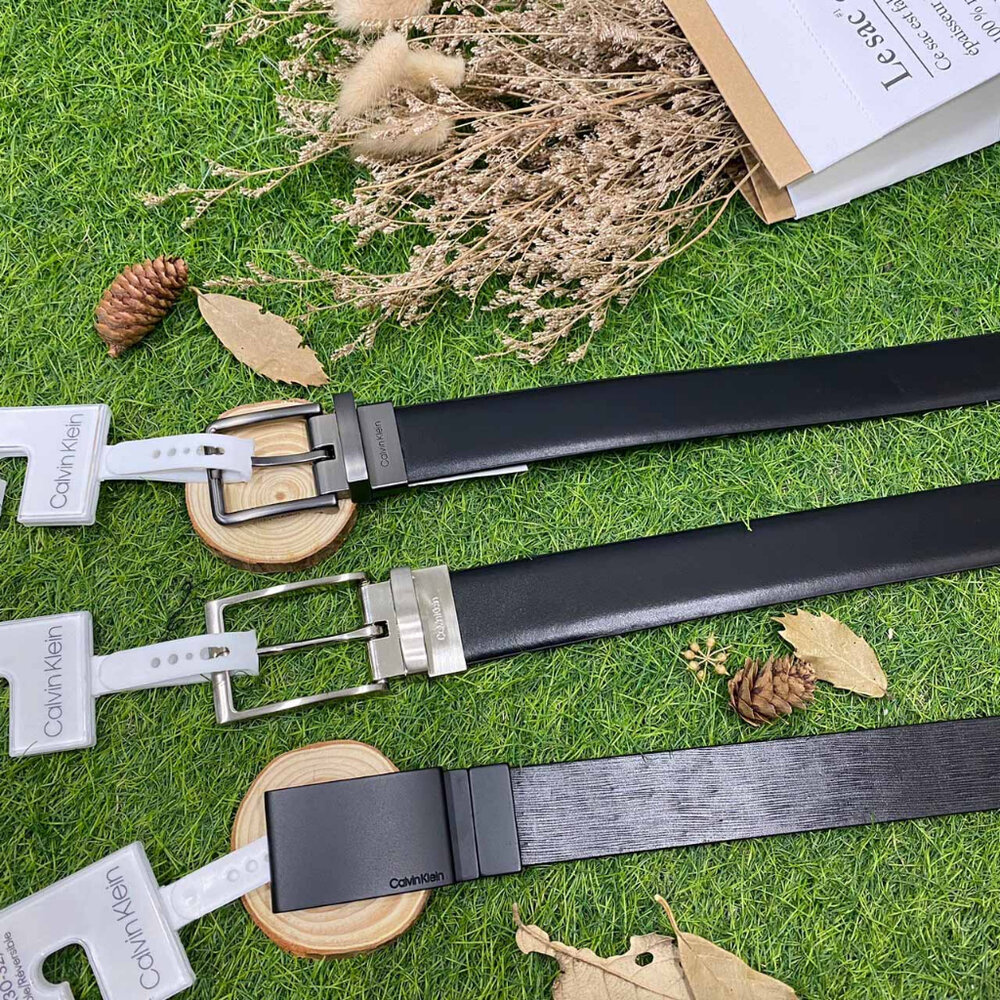 Ck Calvin Klein 大logo 小logo 皮帶 經典款-圖片-5