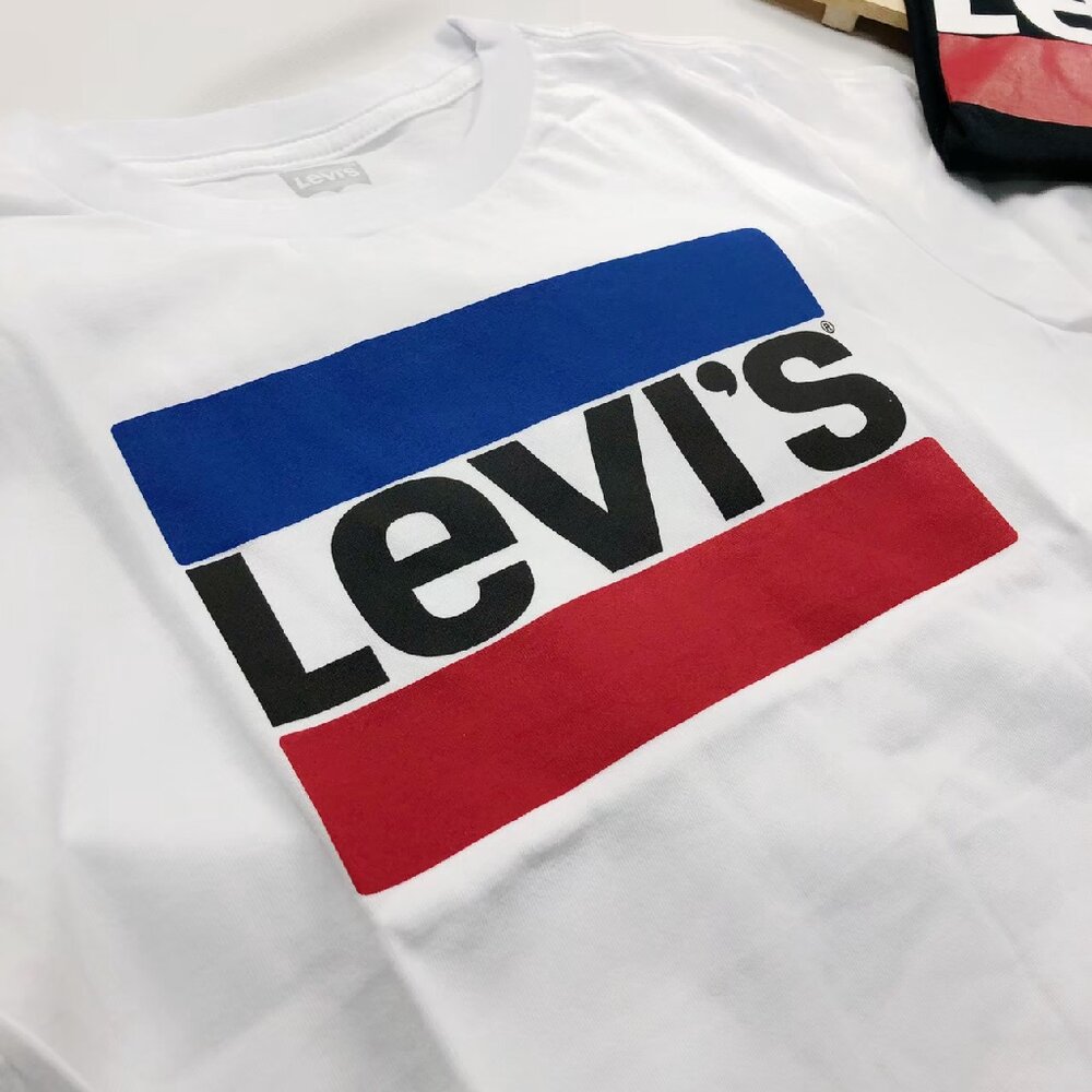 Levi's 青年 滾邊 國外限定款 IG網紅穿著款式 LEVIS 情侶款 T-shirt 短T t恤-圖片-3