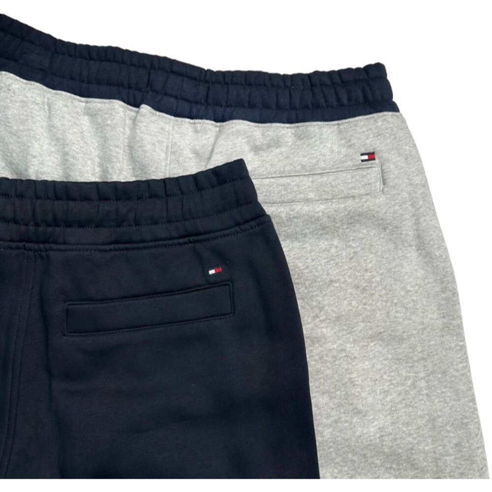 Tommy Hilfiger Tommy 男款短褲 湯米 膝上短褲 滾邊短褲 內裡刷毛 休閒褲 棉褲 短褲-圖片-2