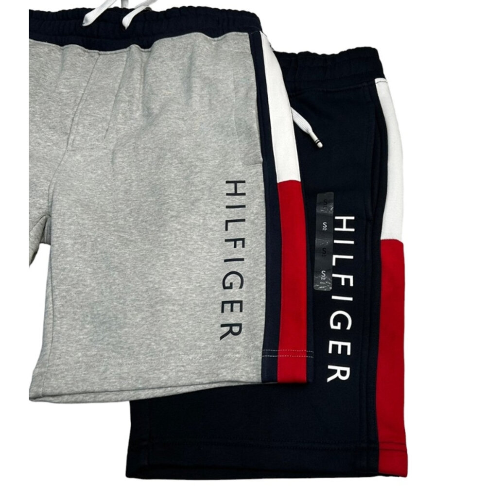 Tommy Hilfiger Tommy 男款短褲 湯米 膝上短褲 滾邊短褲 內裡刷毛 休閒褲 棉褲 短褲-圖片-3