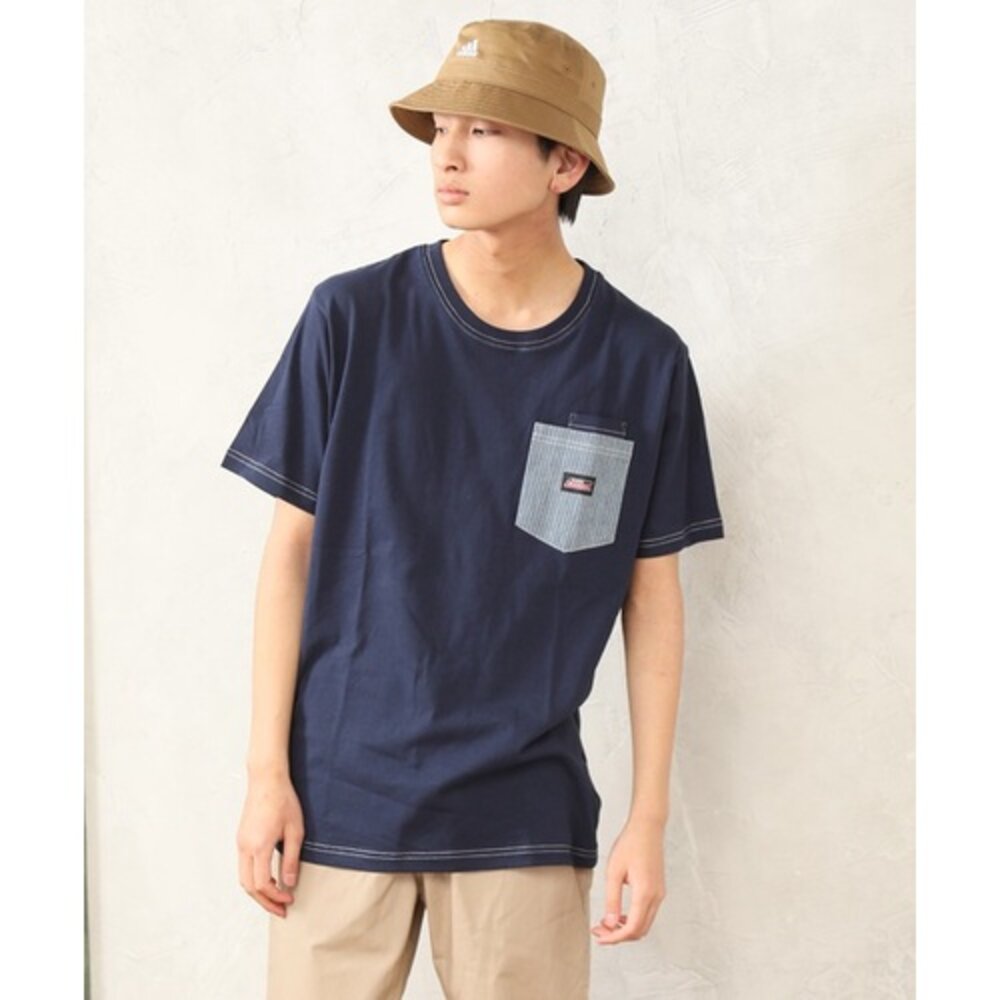 Dickies 印膠 小LOGO 經典 短袖 短Tee 拼接款 短T 口袋TEE-圖片-10