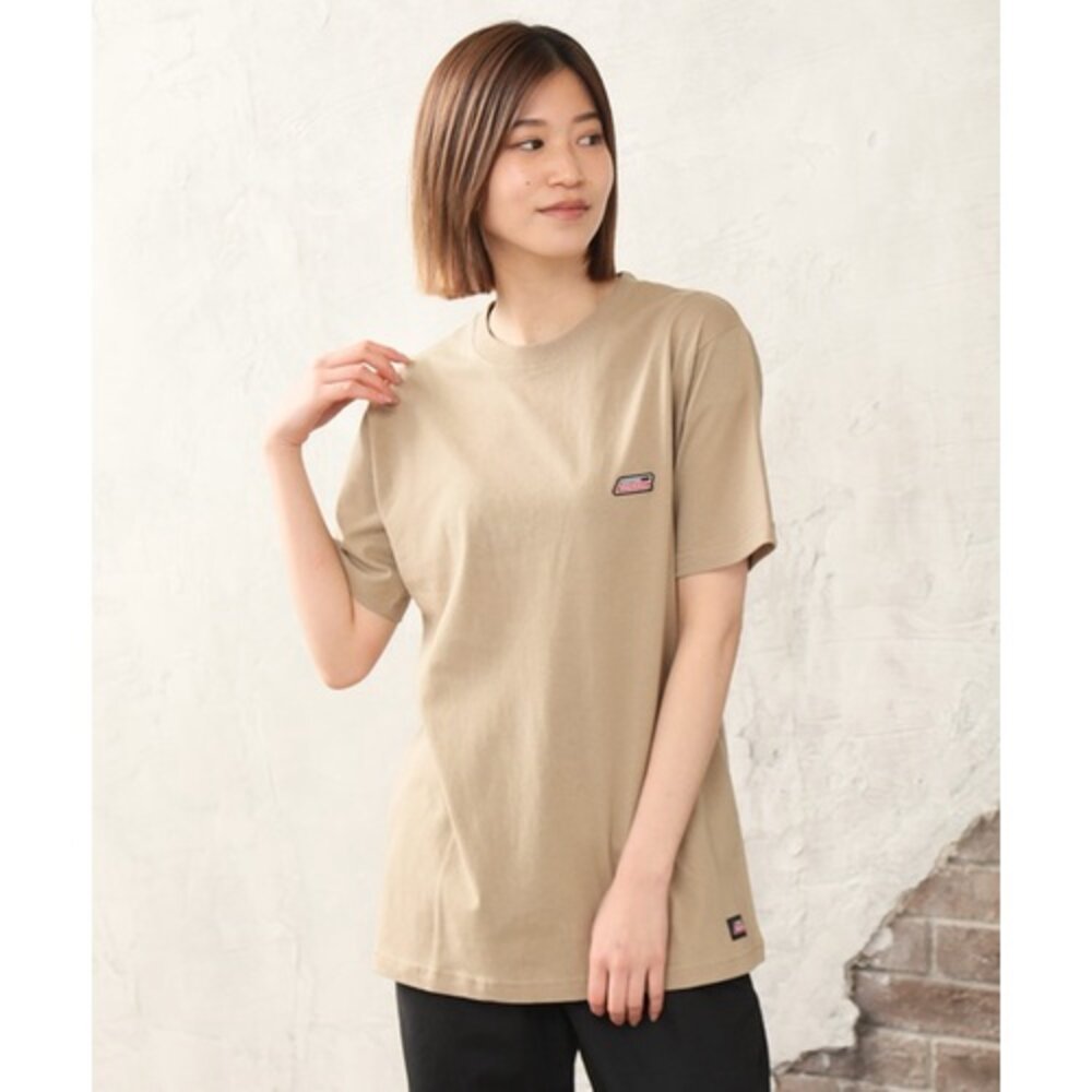 Dickies 印膠 小LOGO 經典 短袖 短Tee 拼接款 短T 口袋TEE-圖片-3