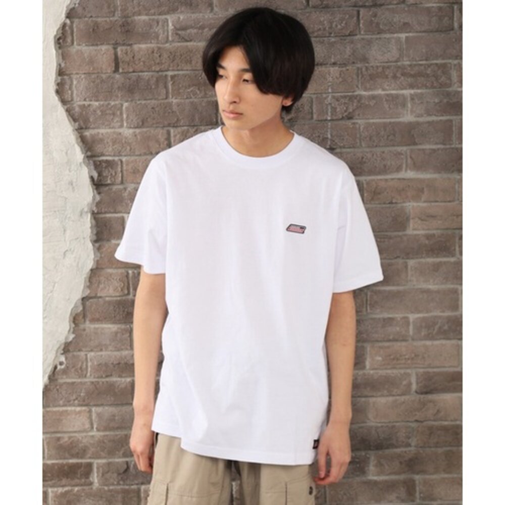 Dickies 印膠 小LOGO 經典 短袖 短Tee 拼接款 短T 口袋TEE-圖片-5