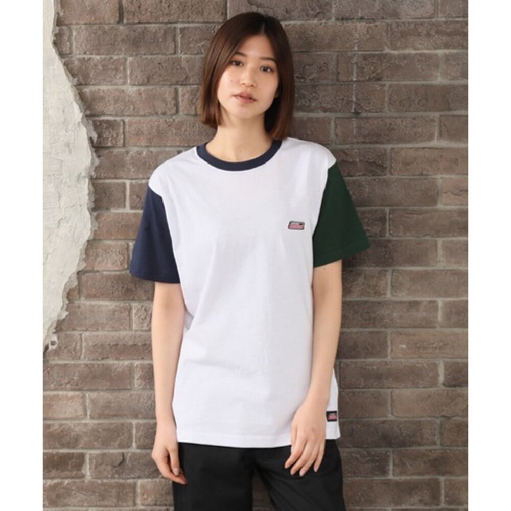 Dickies 印膠 小LOGO 經典 短袖 短Tee 拼接款 短T 口袋TEE-圖片-6